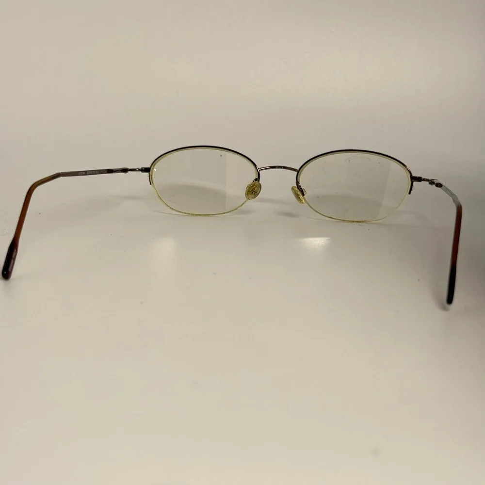 Kenneth Cole MS. BEND-IT 000 Oval Eyeglasses Bronze Brown Frames 135mm